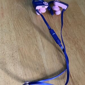 Beats Blue and Pink Earphones